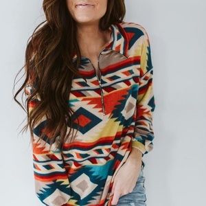 Aztec Tribal Pullover